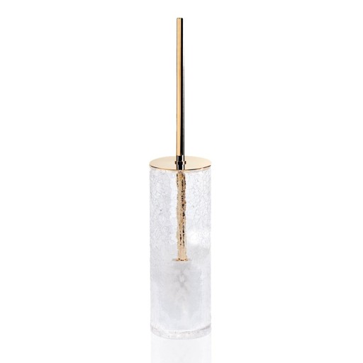 Perie WC cu suport Decor Walther Crack gold