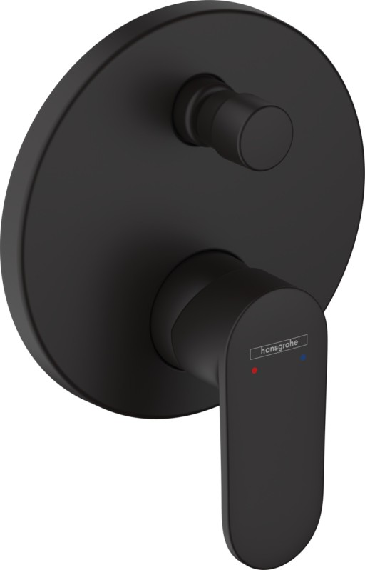 Baterie cada - dus Hansgrohe Vernis Blend montaj incastrat necesita corp ingropat negru mat