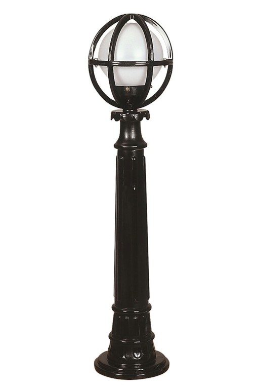 Lampadar de exterior, Avonni, 685AVN1140, Plastic ABS, Alb/Negru