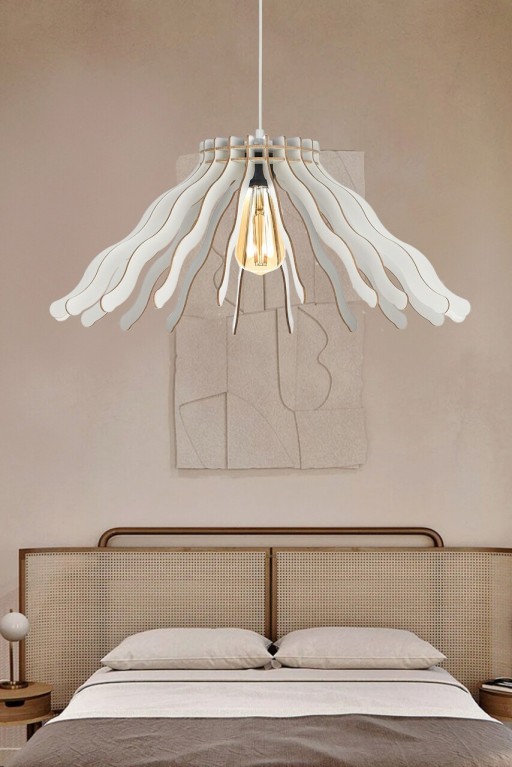 Lustra, FullHouse, 390FLH2141, MDF, Alb