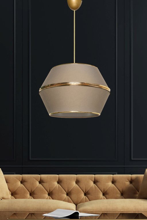 Lustra, FullHouse, 390FLH1634, Metal, Bej / Auriu