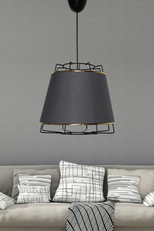 Lustra, FullHouse, 390FLH1668, Metal, Antracit / Aur