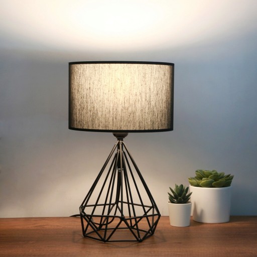 Lampa de masa, Insignio, 780SGN2582, Metal, Negru