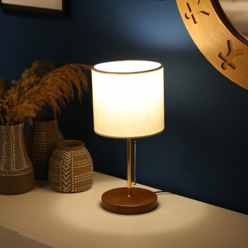 Lampa de masa, Insignio, 780SGN4493, PVC, Crem