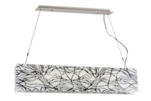 Lustra, Lightric, 414LRC1903, Metal, Negru