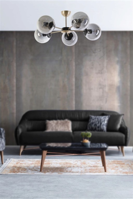 Lustra, Stala, 846STL2937, Metal, Cupru / Fume