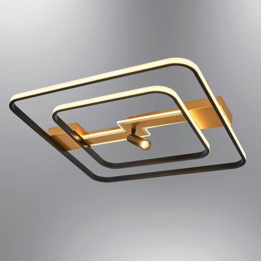 Lustra, Lightric, 414LRC1418, Metal, Negru