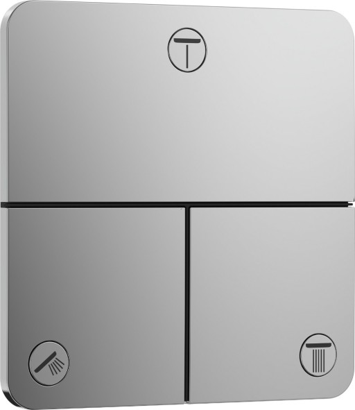 Divertor Hansgrohe ShowerSelect Comfort Q cu 3 functii cu montaj incastrat necesita corp ingropat crom