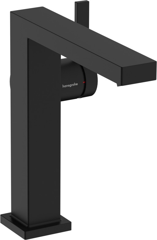Baterie lavoar Hansgrohe Tecturis E 150 Fine CoolStart ventil click-clack negru mat