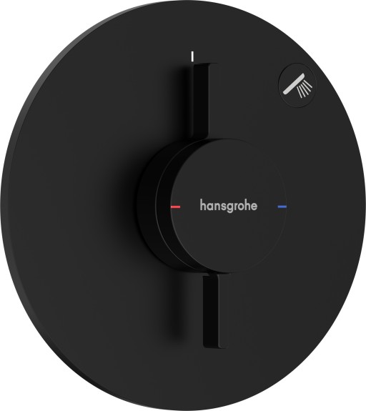 Baterie dus Hansgrohe DuoTurn S cu montaj incastrat necesita corp ingropat negru mat