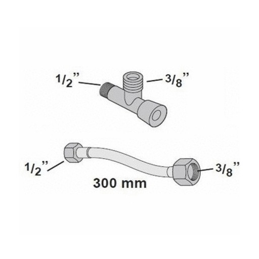 Set racord apa Villeroy & Boch Viclean-L 30cm