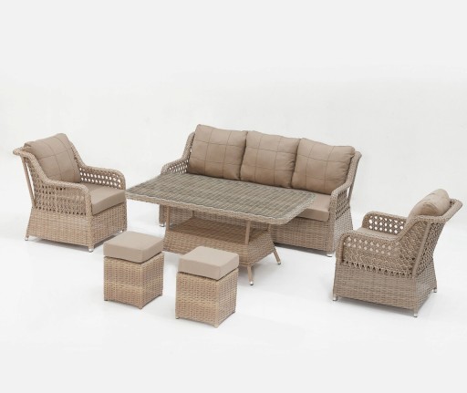 Set mobilier de gradina, Divona, Cenova 311S, Cappuccino