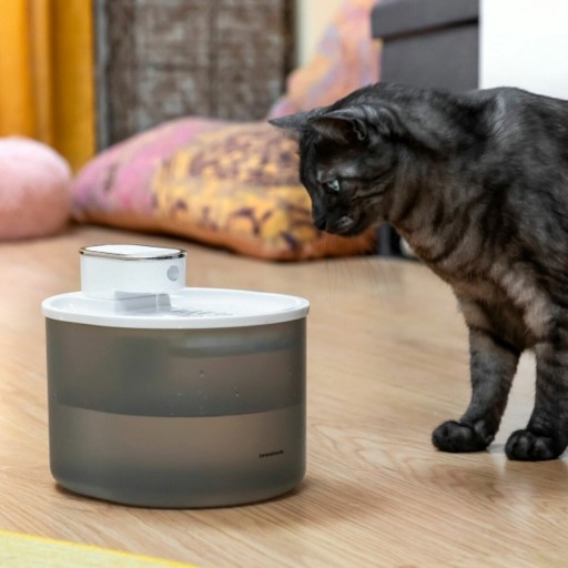 Fantana reincarcabila pentru pisici cu senzor de miscare Refopet, InnovaGoods, 2000 mAh, 20.7 x 17.5 x 17.7 cm, 3L