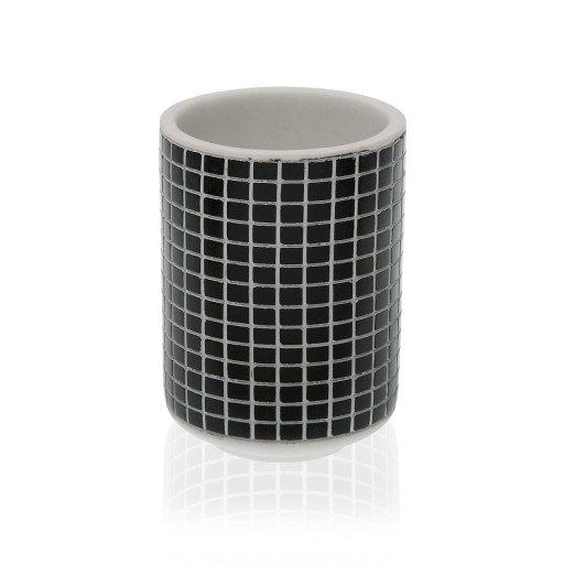 Suport periute si pasta de dinti Tatiana, Versa, Ø7.5x9.9 cm, polirasina