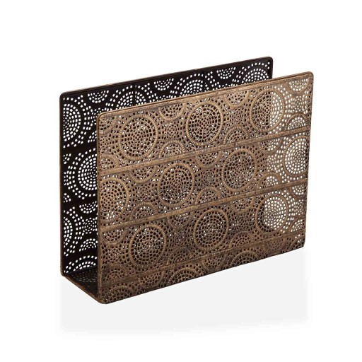 Suport pentru reviste Trejo, Versa, 40 x 10.2 x 30.5 cm, metal, aramiu