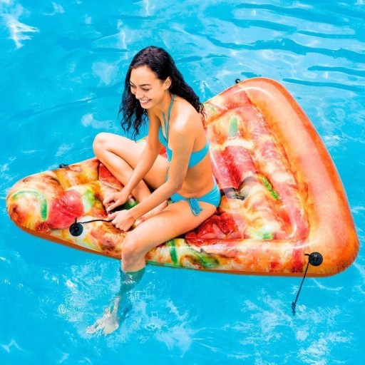 Saltea gonflabila Pizza, Intex, 175x145 cm, polivinil