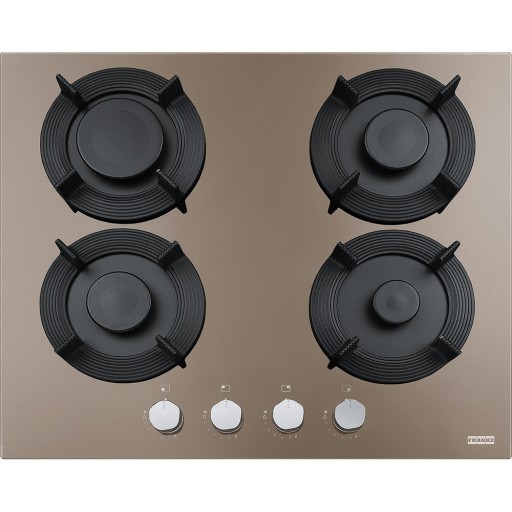 Plita gaz incorporabila Franke Maris Free by Dror FHMF 604 4G C cu 4 arzatoare 60x51cm gratare fonta Oyster