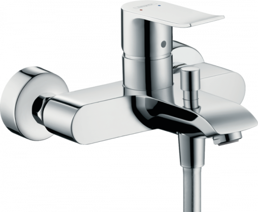 Baterie cada sau dus crom Hansgrohe Metris