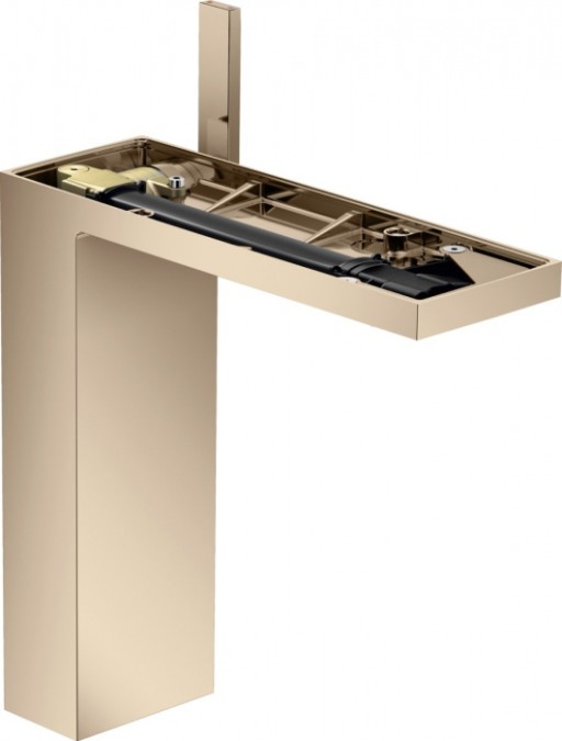 Baterie lavoar baie red gold lucios, ventil click-clack, Hansgrohe Axor MyEdition 230