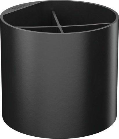 Suport pahar periute de dinti cu fixare pe bara suport, negru mat, Hansgrohe WallStoris
