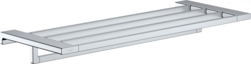 Etajera baie pentru prosoape, crom lucios, Hansgrohe AddStoris 65