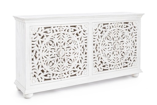 Bufet inferior Alinta, Bizzotto, 178 x 44 x 98 cm, lemn de mango/MDF