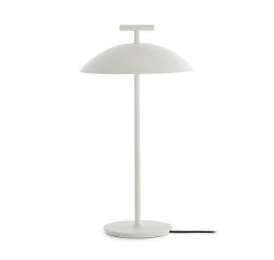 Veioza Kartell Mini Geen-A design Ferruccio Laviani LED 1.5W h36.5cm alb