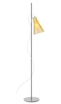 Lampadar Kartell K-LUX design Rodolfo Dordoni h 165cm gri-galben