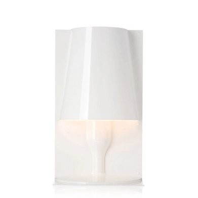 Veioza Kartell Take design Ferruccio Laviani E14 max 5W LED h31cm alb