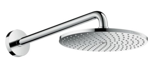 Palarie de dus Hansgrohe Raindance S 240 cu 1jet PowderRain si brat de perete 39cm