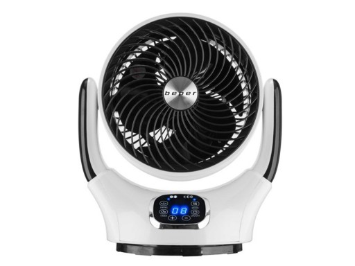 Ventilator multidirectional Beper, 25 W, 31x20.8x36 cm, alb/negru