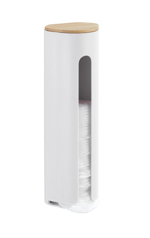Recipient depozitare dischete demachiante, Wenko, Laresa, 6.5 x 25 x 8 cm, plastic