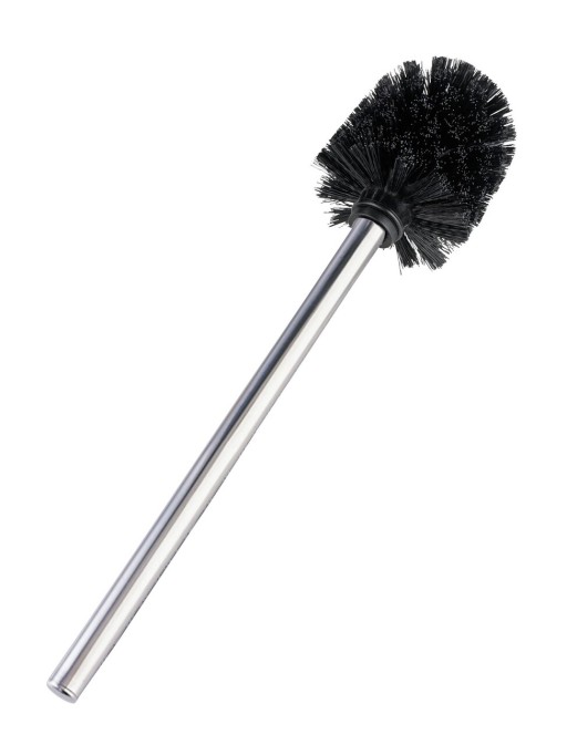 Perie pentru toaleta, Wenko, Wenko, Black, Ø 8 x 35 cm, inox/plastic