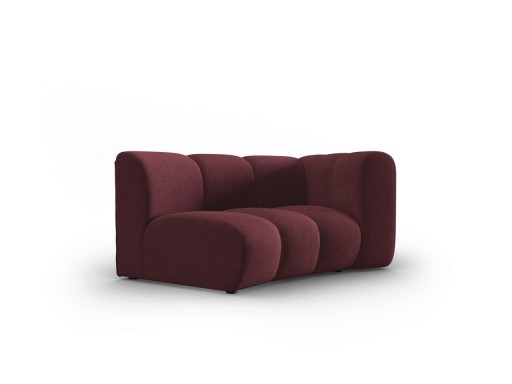 Modul canapea dreapta 1.5 locuri, Lupine, Micadoni Home, BL, 171x87x70 cm, poliester chenille, bordo