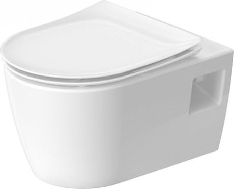 Vas wc suspendat Duravit Soleil by Starck Rimless 37x54cm HygieneGlaze alb