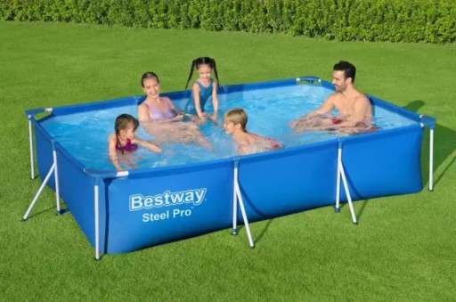 Piscina Bestway Steel Pro, 300x201x66 cm, PVC