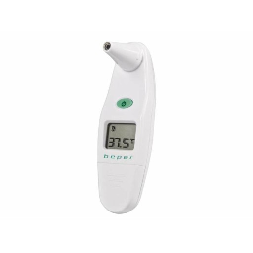 Termometru digital pentru ureche, Beper, 40.102, afisaj LCD, tehnologie infrarosu