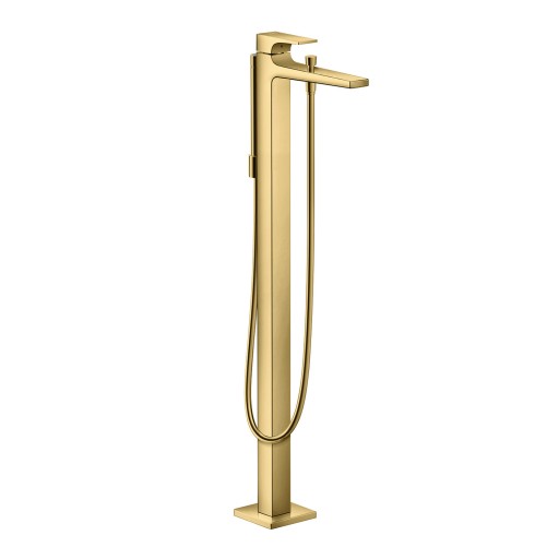 Baterie cada Hansgrohe Metropol de pardoseala fara ventil necesita corp ingropat gold optic lustruit