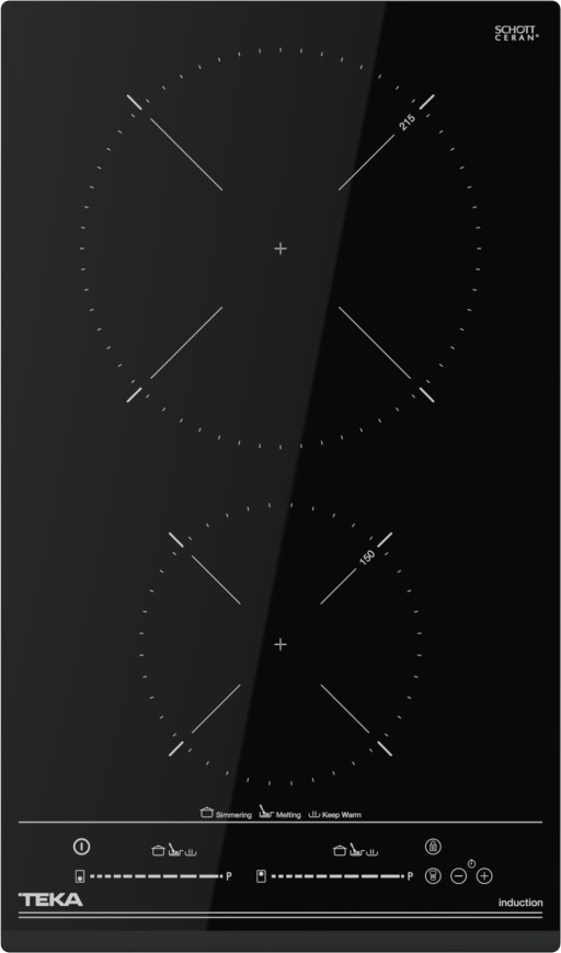 Plita inductie incorporabila Teka IZC 32310 MSP BK cu 2 zone 30cm Multislider TouchControl