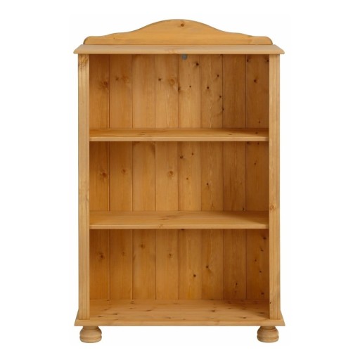 Bibliotecă joasă din lemn de pin Støraa Ella, maro deschis