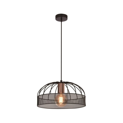Lustră neagră din metal ø 30 cm Levi – Candellux Lighting