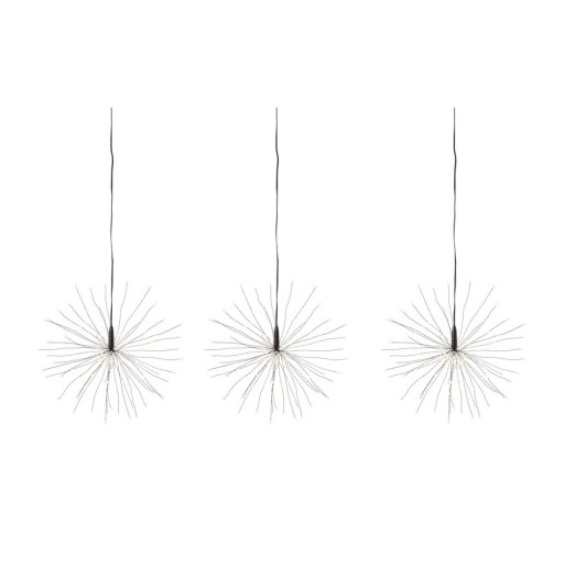 Decorațiune luminoasă neagră ø 25 cm Meteor – Markslöjd