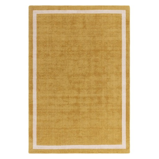 Covor galben ocru handmade din lână 200x300 cm Albi – Asiatic Carpets