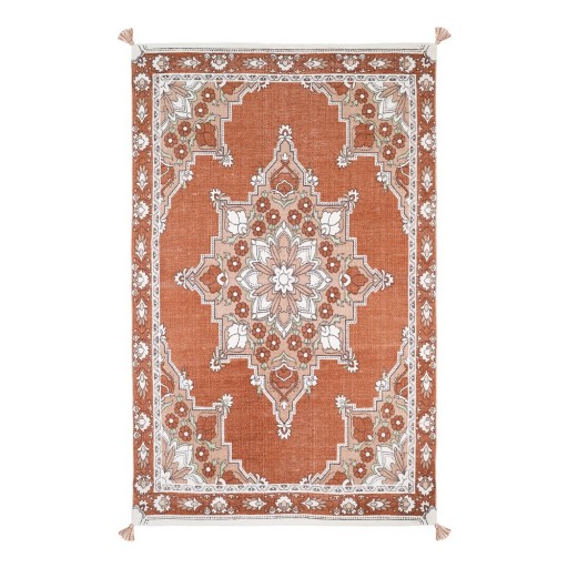 Covor pentru copii portocaliu 100x150 cm Lalitha – Nattiot