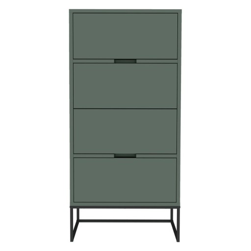 Comodă înaltă gri-verde 60x127 cm Lipp - Tenzo