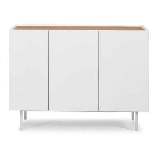 Comodă Teulat Arista, lățime 110 cm, alb