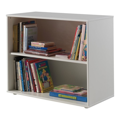 Bibliotecă Vipack Highsleeper, alb