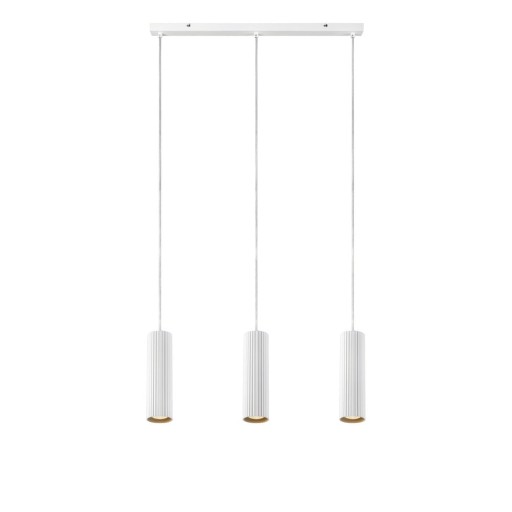 Lustră albă cu abajur din metal 68x7 cm Costilla - Markslöjd