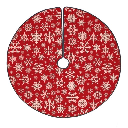 Covor din bumbac pentru bradul de Crăciun Butter Kings Freezy Snowflakes, ø 130 cm