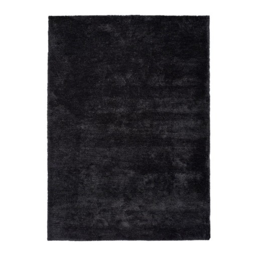 Covor Universal Shanghai Liso, 80 x 150 cm, negru antracit